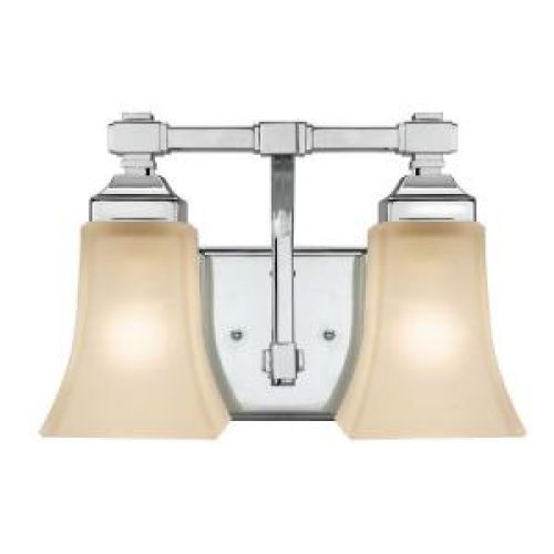 Hampton Bay 2-Light Chrome Bath Light