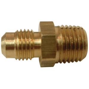 Watts 1/4 in. x 1/4 in. Brass Flare x MIP Adapter