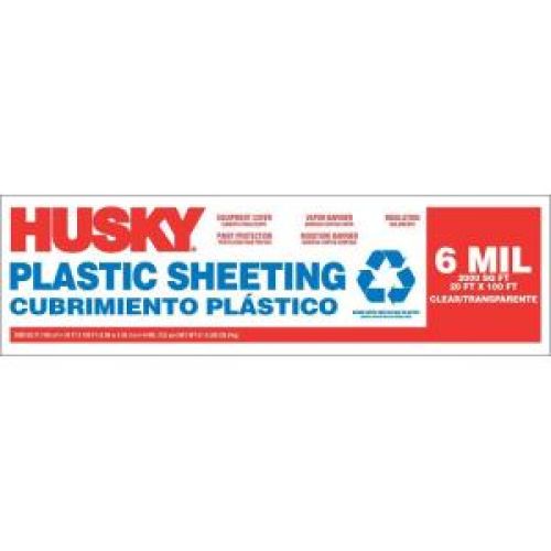 Husky 20 ft. x 100 ft. Polyethylene Sheeting