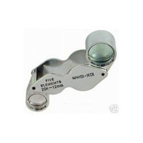 SE Jeweler's Loupe- Double Power 10X & 20 X