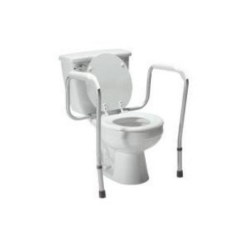 Lumex Versaframe Adjustable Height Toilet Safety Rails, Contains 1 set