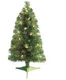 St. Nicholas SquareÃ‚Â® 2-ft. Noble Pine Pre-Lit Tinsel Christmas Tree