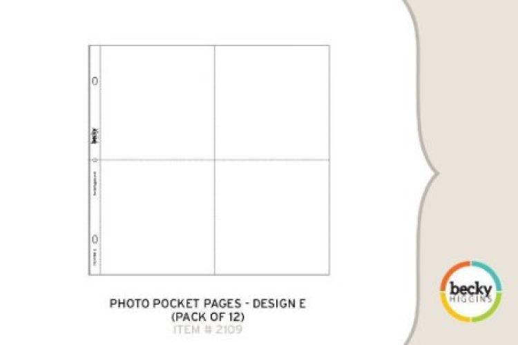 Photo Pocket Pages - Design E