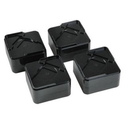 Black Bed Risers - Set of 8