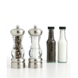 Martha Stewart Collection 7" Del Norte Salt and Pepper Mill