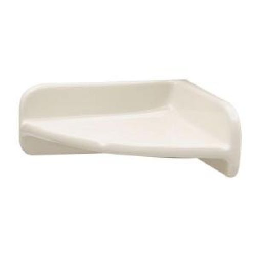 Lenape 7 in. x 7 ft. Bone Ceramic Corner Shelf