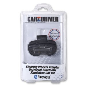 Car and Driver CD-700 Universal Steering Wheel Bluetooth Car Kit with Caller ID and Echo and Noise Suppression (Black)