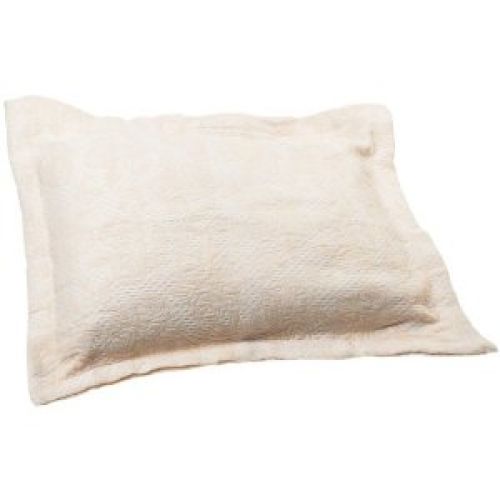 Stylemaster Roses Matelasse Woven Pillow Sham Standard, Beige