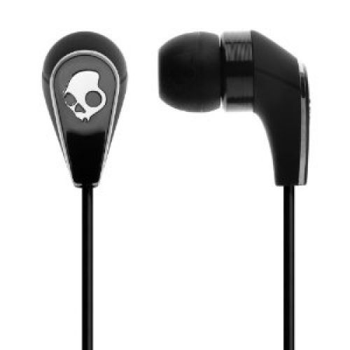 Skullcandy 50/50 In Ear Bud with In-Line Microphone and Control Switch/Volume S2FFCM-003 (Black)