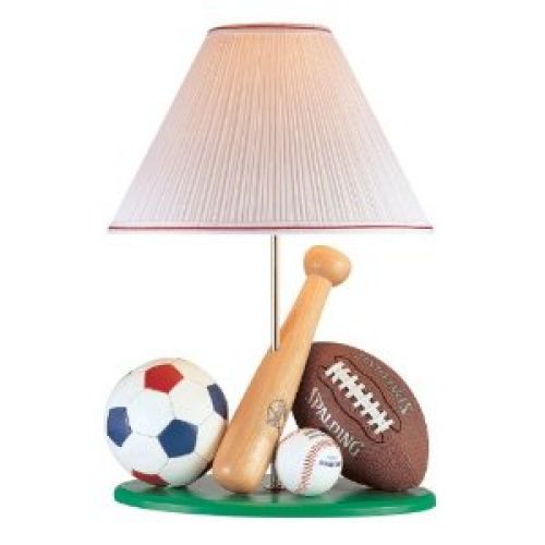 Lite Source 3AS40107 Allsport Lamp, Green Base