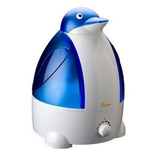 Crane Adorable 1 Gallon Cool Mist Humidifier, Blue/White