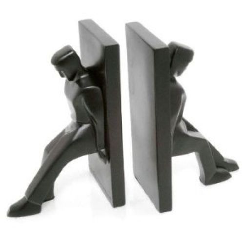 Kikkerland Leaning Men Bookends, Set of 2