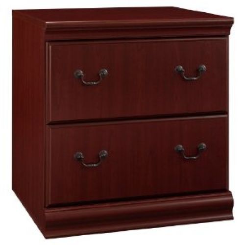 Bush Furniture Birmingham Executive Lateral File, Harvest Cherry