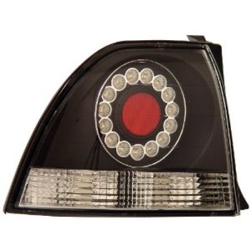 Anzo USA 321031 Honda Accord Black LED Tail Light Assembly - (Sold in Pairs)
