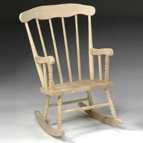 International Concepts 1CC-2465 Boston Rocker, Unfinished