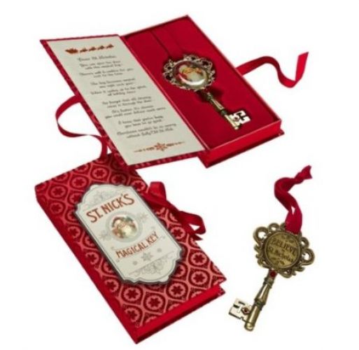Grasslands Road Holiday Presents St. Nick's Magical Key Keepsake with Storybook, Gift Boxed