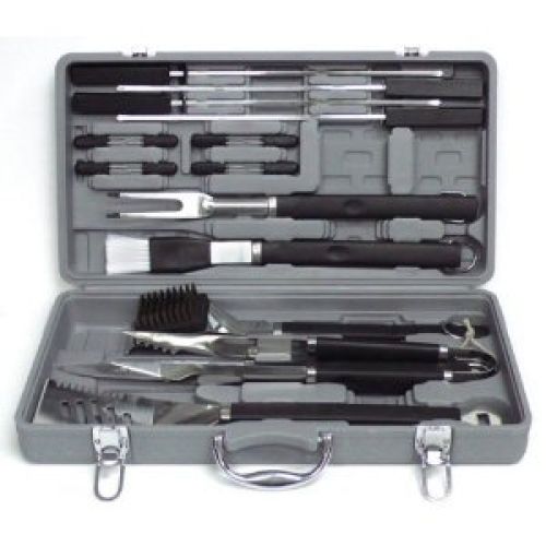 Mr. Bar-B-Q 18-Piece Tool Set with Plastic Case