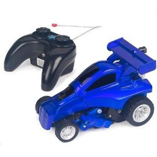 Blue Hat Transforming Radio-Controlled Car BLUE