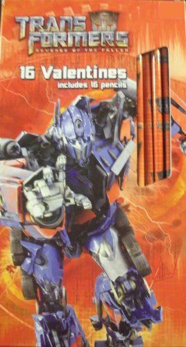 Transformers Valentine's with Pencils - 16 Ct