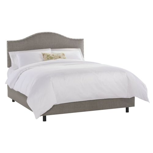 Skyline Furniture North Avenue Upholstered Bed with Nail Button Trim