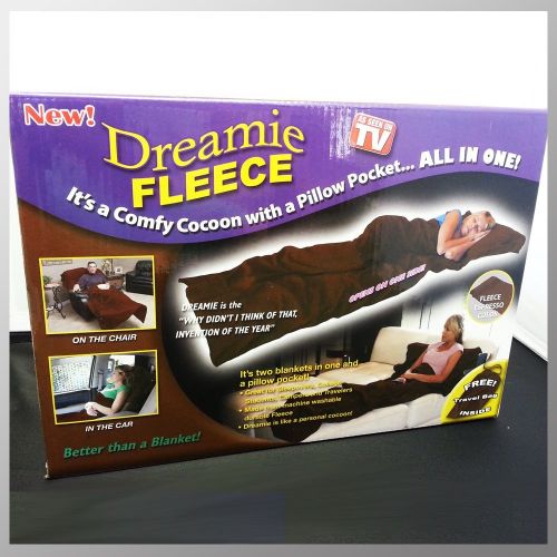 Dreamie Fleece Blanket- Espresso Color