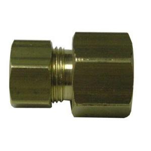 Watts 1/4 in. Brass Pressure Compression x Female Flare Adapter