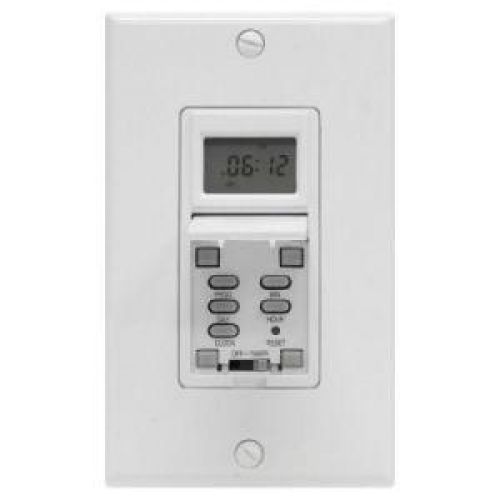 GE 15 Amp 7-Day In-Wall Programmable Digital Timer