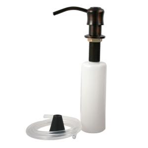 Crown Bolt Curved Soap Dispenser in Oil-Rubbed Bronze