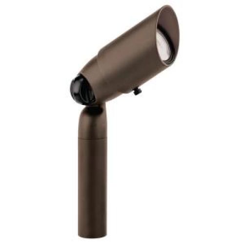 Malibu Low Voltage Aged Brass 20-Watt Flood Light