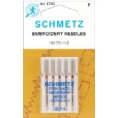 Euro-Notions Embroidery Machine Needles: Size 14/90 5-Pack