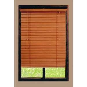 Home Decorators Collection Golden Oak Wood Blind, 2 in. Slats