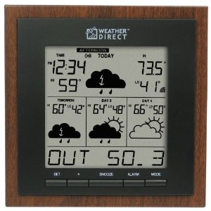 La Crosse Technology Weather Direct WD-3102U-WAL 4-Day Internet-Powered Wireless Forecaster