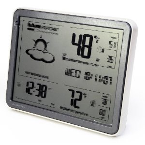 Chaney Instruments  Wireless Weather Forecaster with Remote Sensor & Atomic Clock