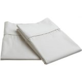 Pike Street 1,000 Thread Count Egyptian Cotton King Pillowcase Pair, Ivory