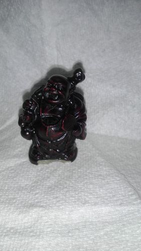 Laughing Buddha Statues - 6 FIGURINES SET - RED