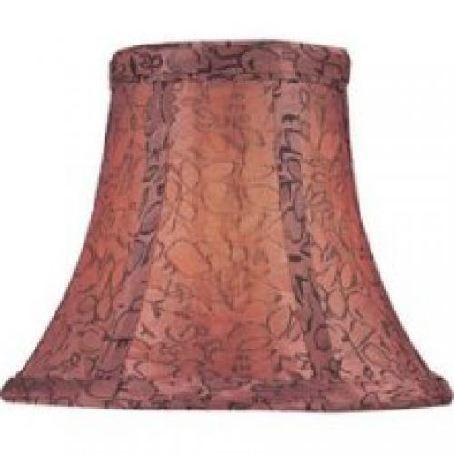 Lite Source Candelabra Shade/Red Jacquard - 3"Tx6"Bx5"Sl CH5132-6