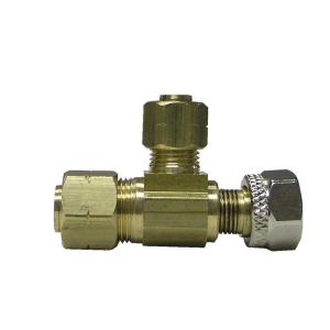 Watts Adapt-A-Valve 3/8 in. x 3/8 in. x 1/4 in. Brass Compression Supply Line Valve