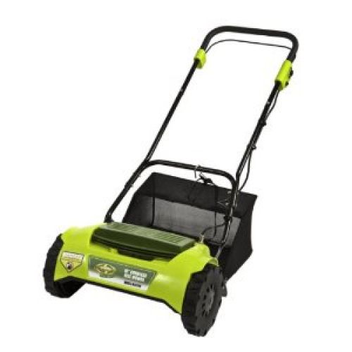 Sun Joe MJ420C Mow Joe 16-Inch 24 Volt Cordless Electric Reel Lawn Mower With Grass Catcher