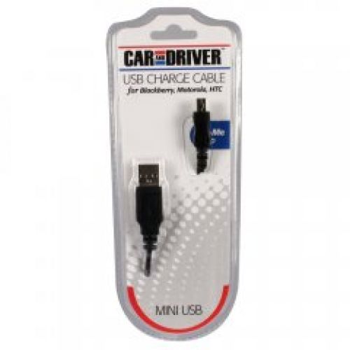 Car & Driver CD-T3 USB Cable for Phones with Mini USB Ports - CDUSBV3