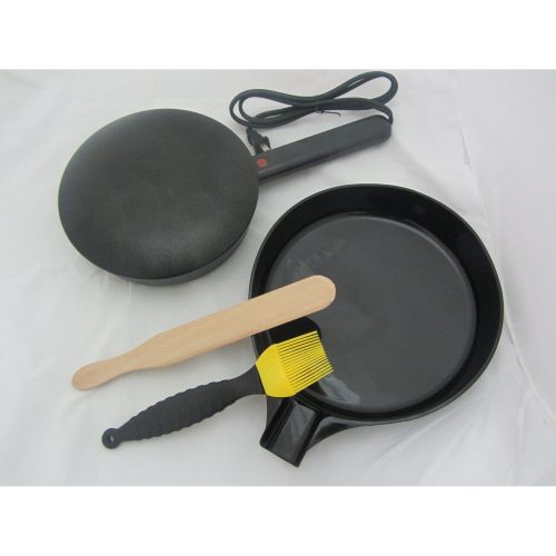 Electric Crepe Maker with BONUS Silicone Basting Brushn SL1000