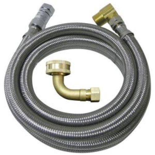 Watts FloodSafe 3/8" x 3/8" x 72" Stainless-Steel Dishwasher Connector