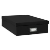 Pioneer Jumbo Scrapbook Storage Box, Black