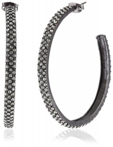 Azaara "Crystal" Black Diamond-Crystal Hoops