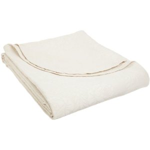 Williamsburg Bruton Matelasse Queen Bedspread, Ecru