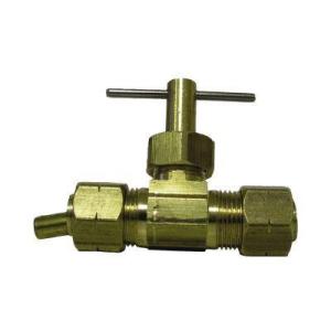 Watts 1/4 in. Brass Compression Straight Needle Valve