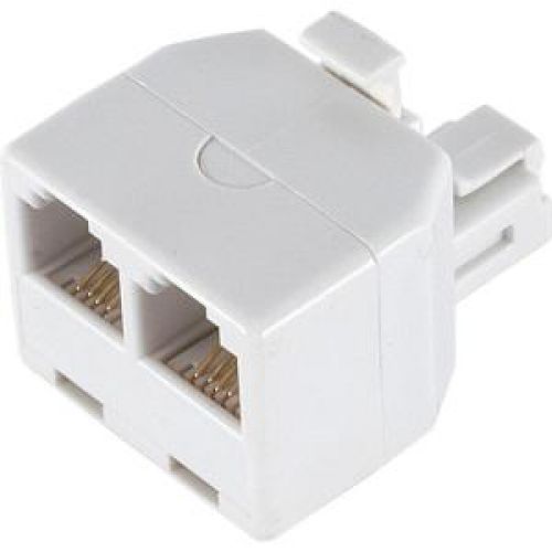 GE 2-Way 4C White Phone Splitter