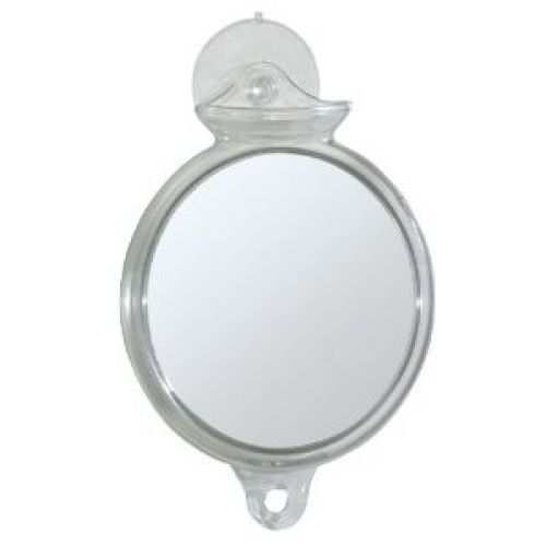 InterDesign Fog Away Suction Mirror, Clear