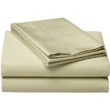 Wamsutta 360 Perfect Pinpoint Twin Flat Sheet, Willow