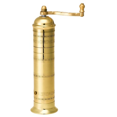 Pepper Mill Imports Atlas Pepper Mill, Brass, 10"