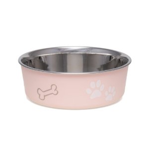 Loving Pets Bella Bowl Dog Bowl, Small, 1-Pint, Paparazzi Pink